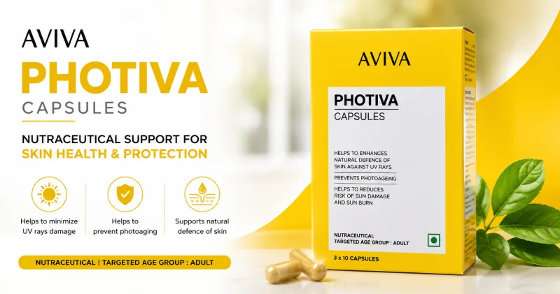 Photiva Capsule (Pack of 3 Strips): Uses, Benefits, Dosage and Skin Health Guide