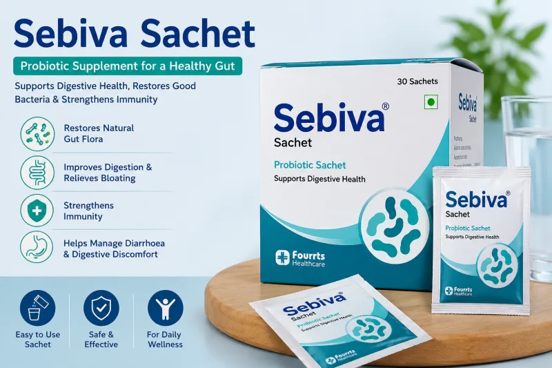 Sebiva Sachet (1 Pack of 30 Sachets): Benefits, Uses, Dosage & Side Effects