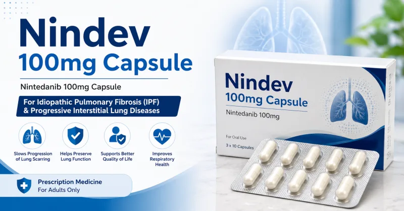 Nindev 100mg Capsule: Uses, Benefits, Dosage, Side Effects & Complete Guide