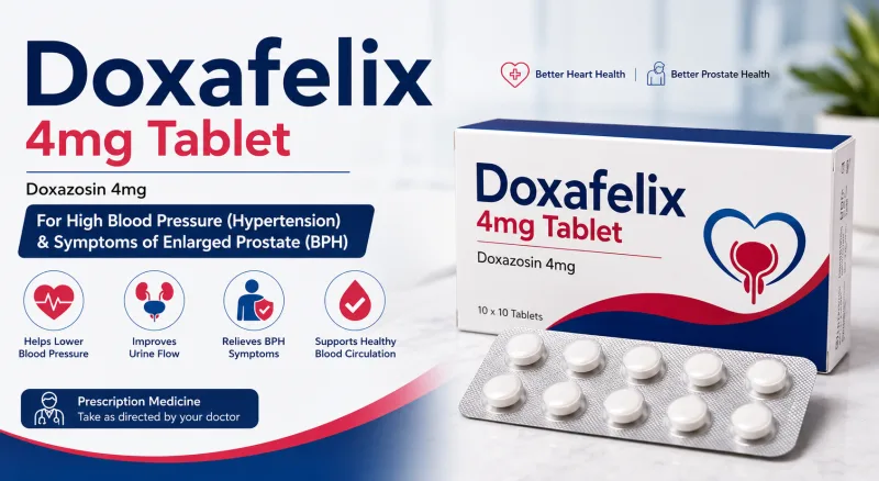 Doxafelix 4mg Tablet: Uses, Benefits, Dosage, Side Effects & Complete Guide