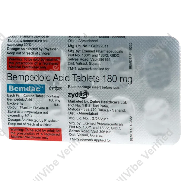 Bemdac 180mg