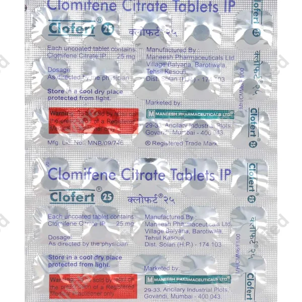 Clofert 25mg