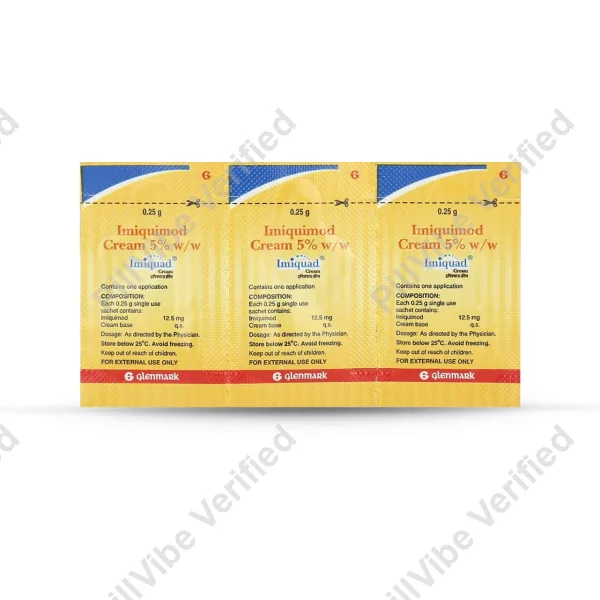 Imiquad Sachet for Treating Genital warts