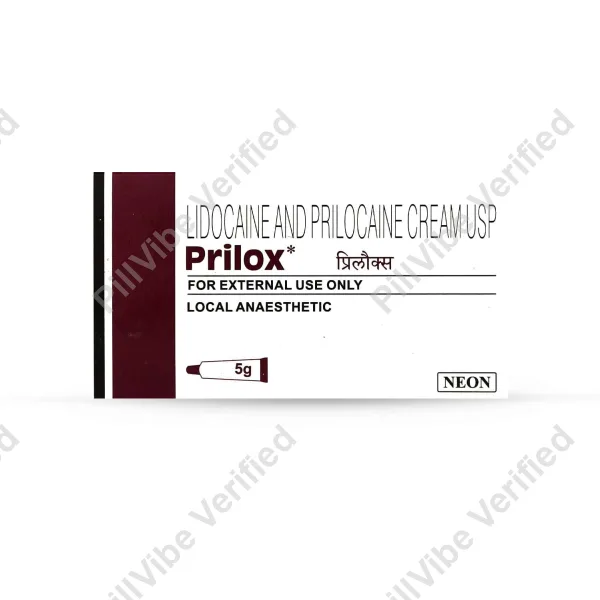 Prilox Cream 5g Fast Numbing & Pain Relief