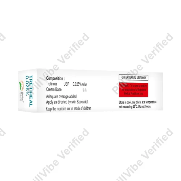 Tretiheal 0.025% Cream