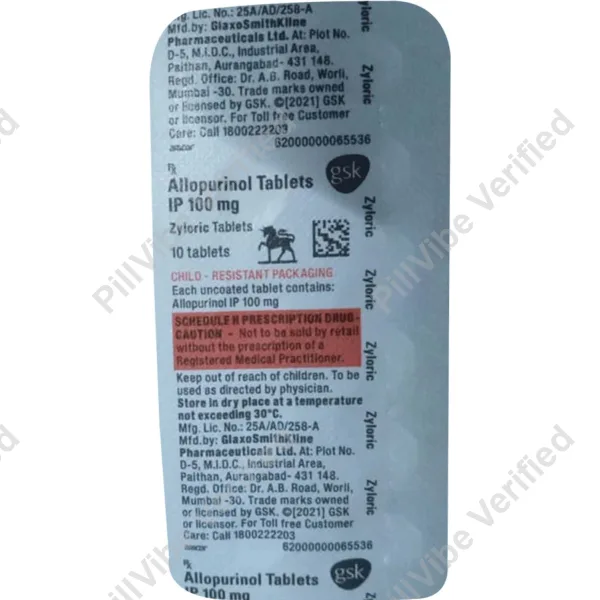 Zyloric 100mg