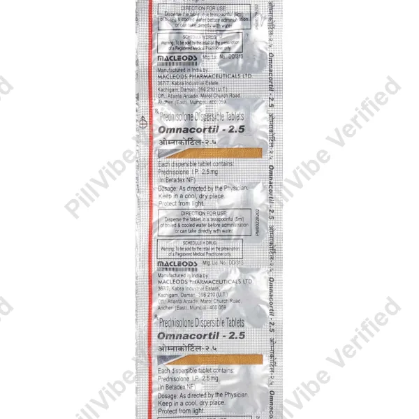 Omnacortil 2.5mg