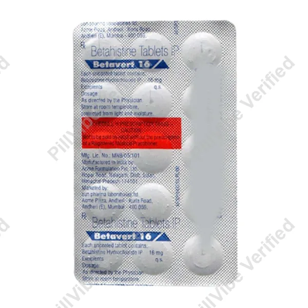 Betavert 16mg