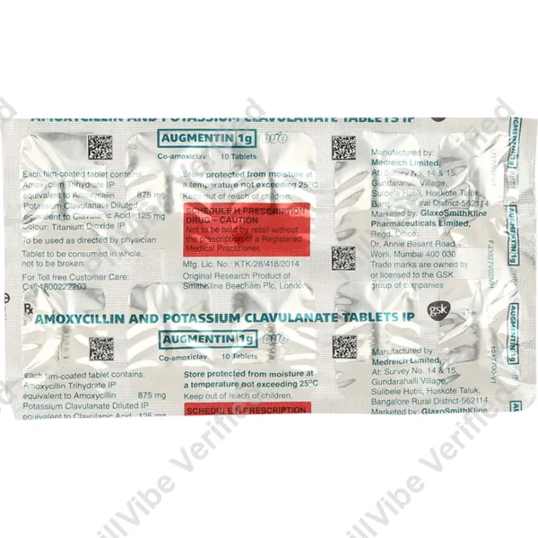 Augmentin 1000mg Duo