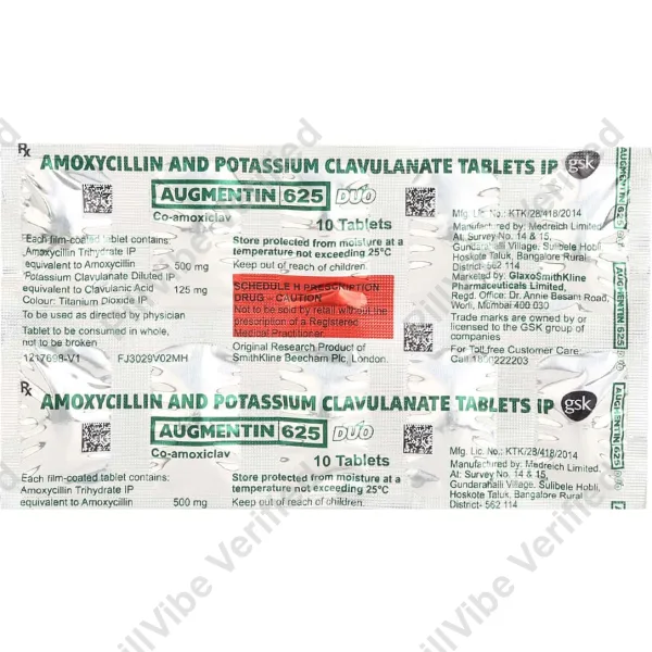 Augmentin 625mg Duo