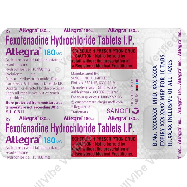 Allegra 180mg