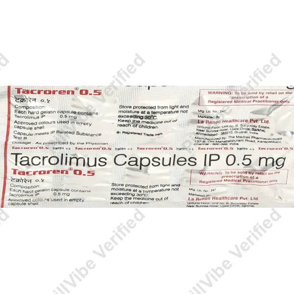 Tacroheal 0.5mg