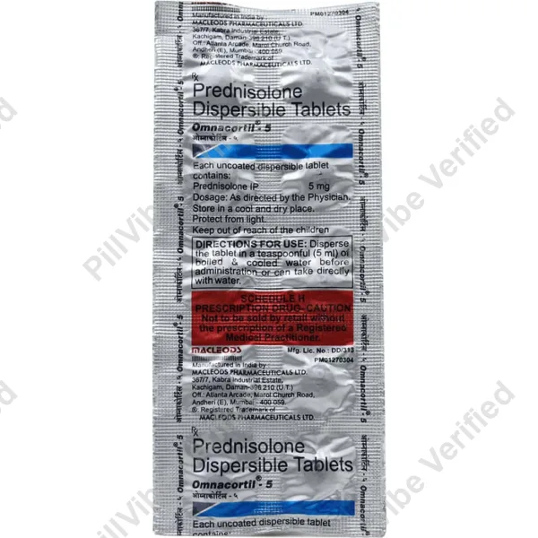 Omnacortil 5mg