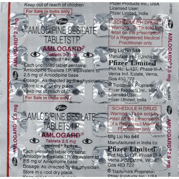 Amlogard 2.5mg