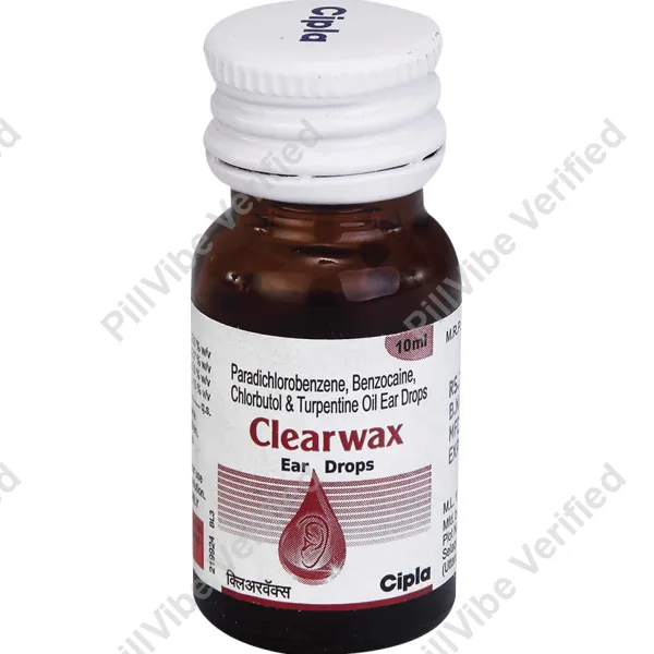 Clearwax Ear Drop for helps in dissolving the ear wax