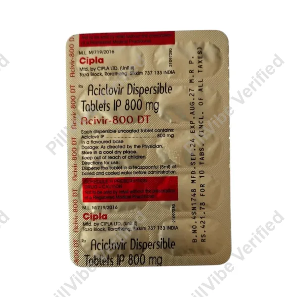 Acivir DT 800mg