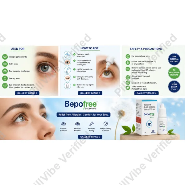 Bepofree Eye Drops 5 ml - Image 2