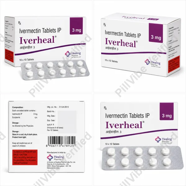 Iverheal 3mg Tablet - Image 2
