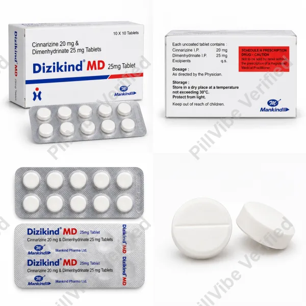 Dizikind MD 25mg Tablet - Image 2