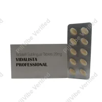 Vidalista Professional 20mg– Composition, Uses & Safety Facts